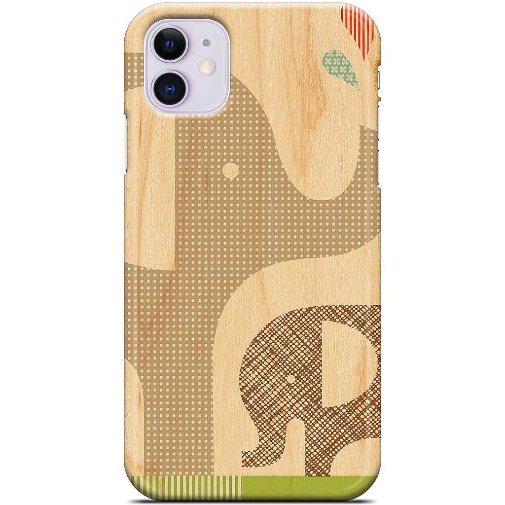 Elephant with Calf iPhone Case