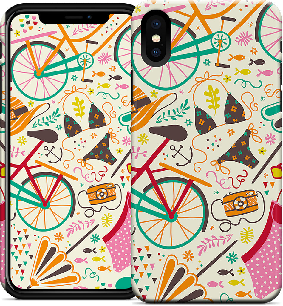Seaside Cycle iPhone Case