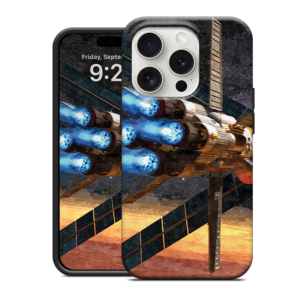 Mars Orbit iPhone Case