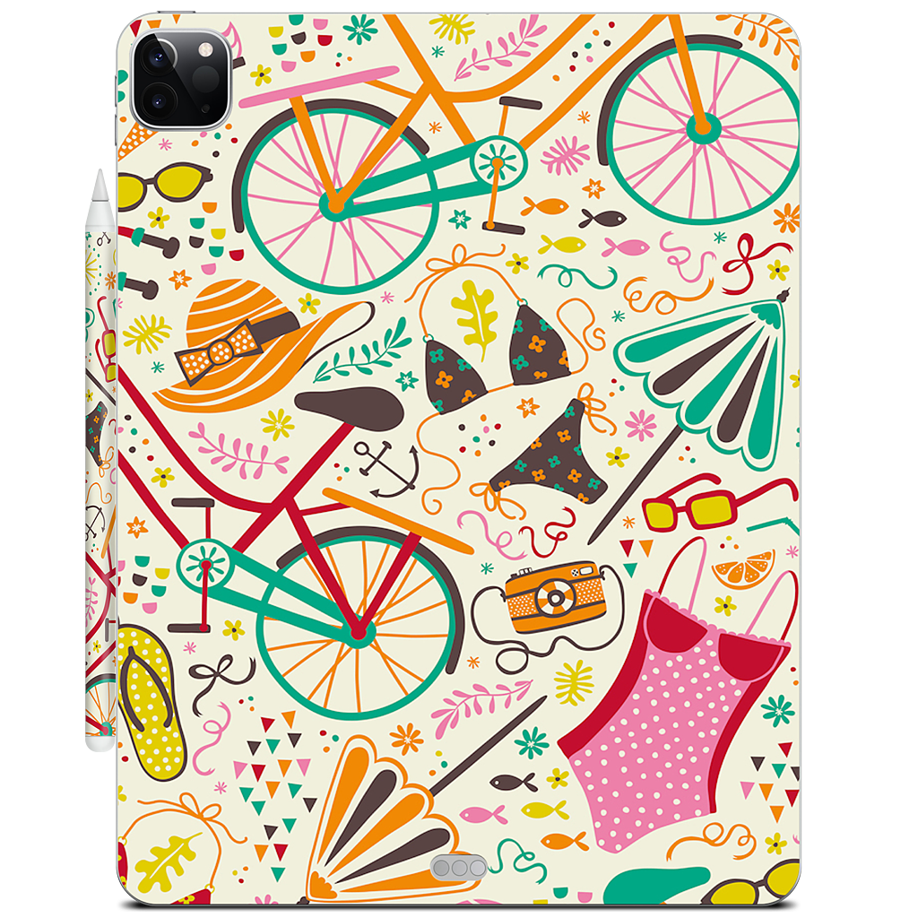 Seaside Cycle iPad Skin