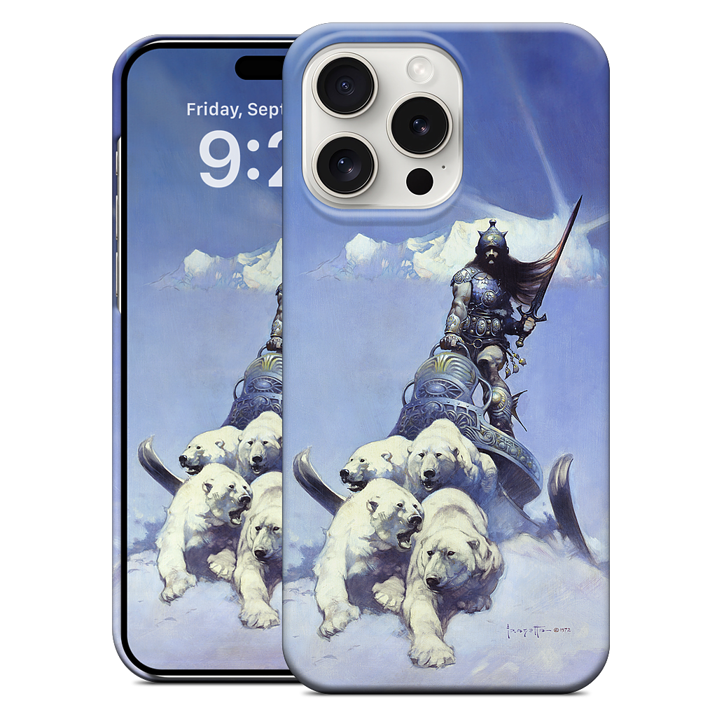 Silver Warrior iPhone Case