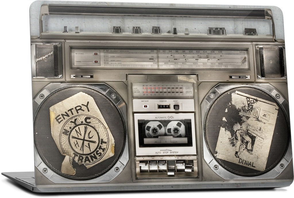 Boombox II MacBook Skin