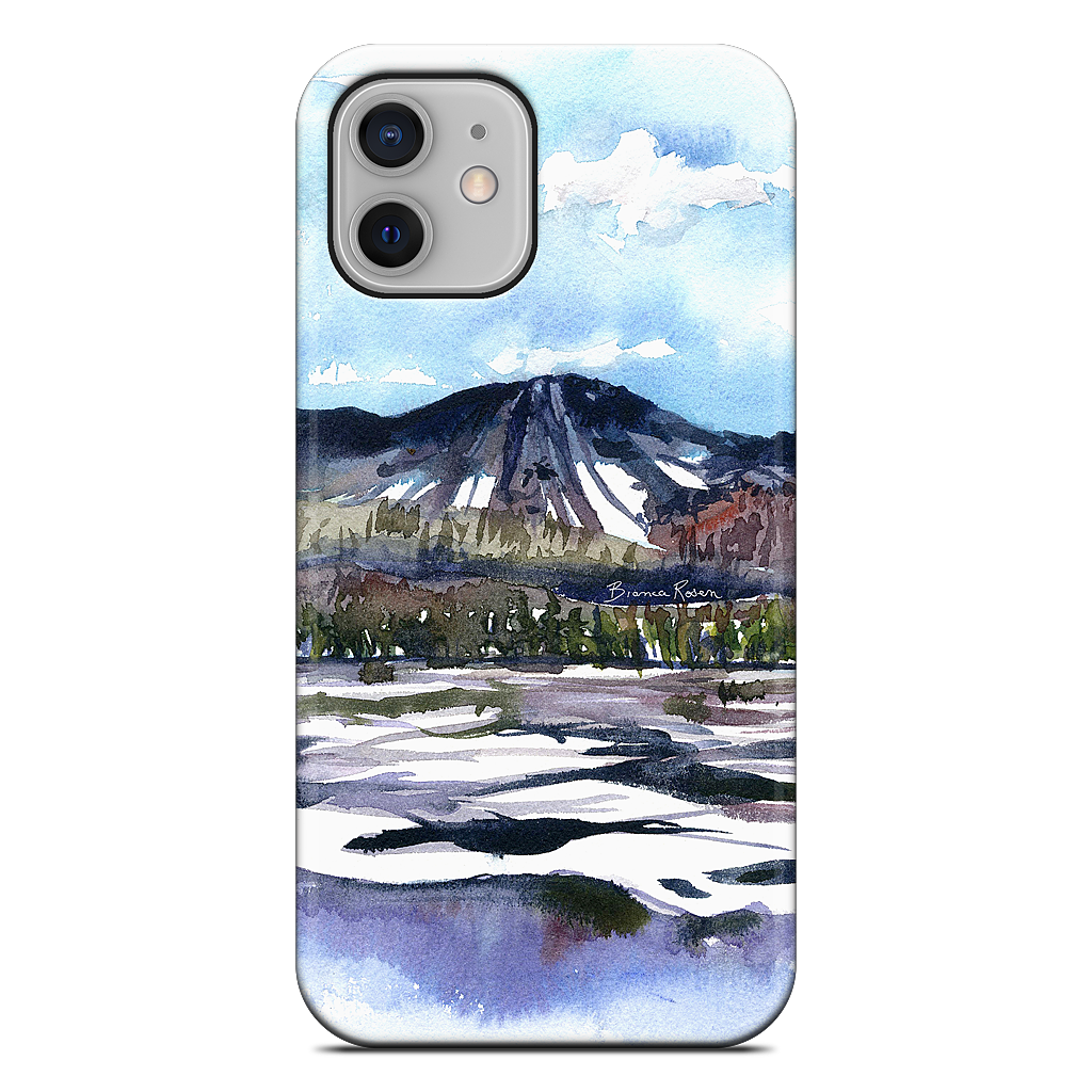 Ski Mountain iPhone Case