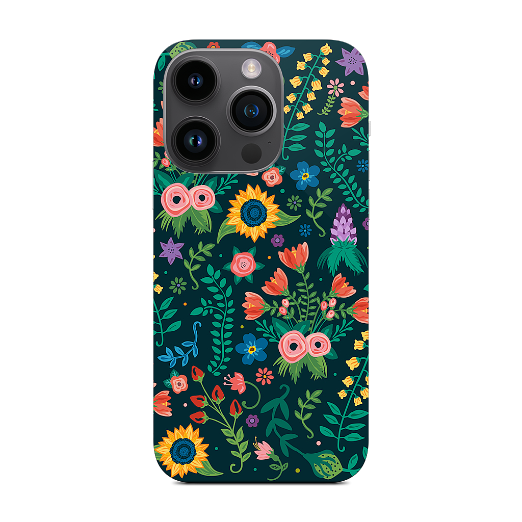 Floral Heart iPhone Skin