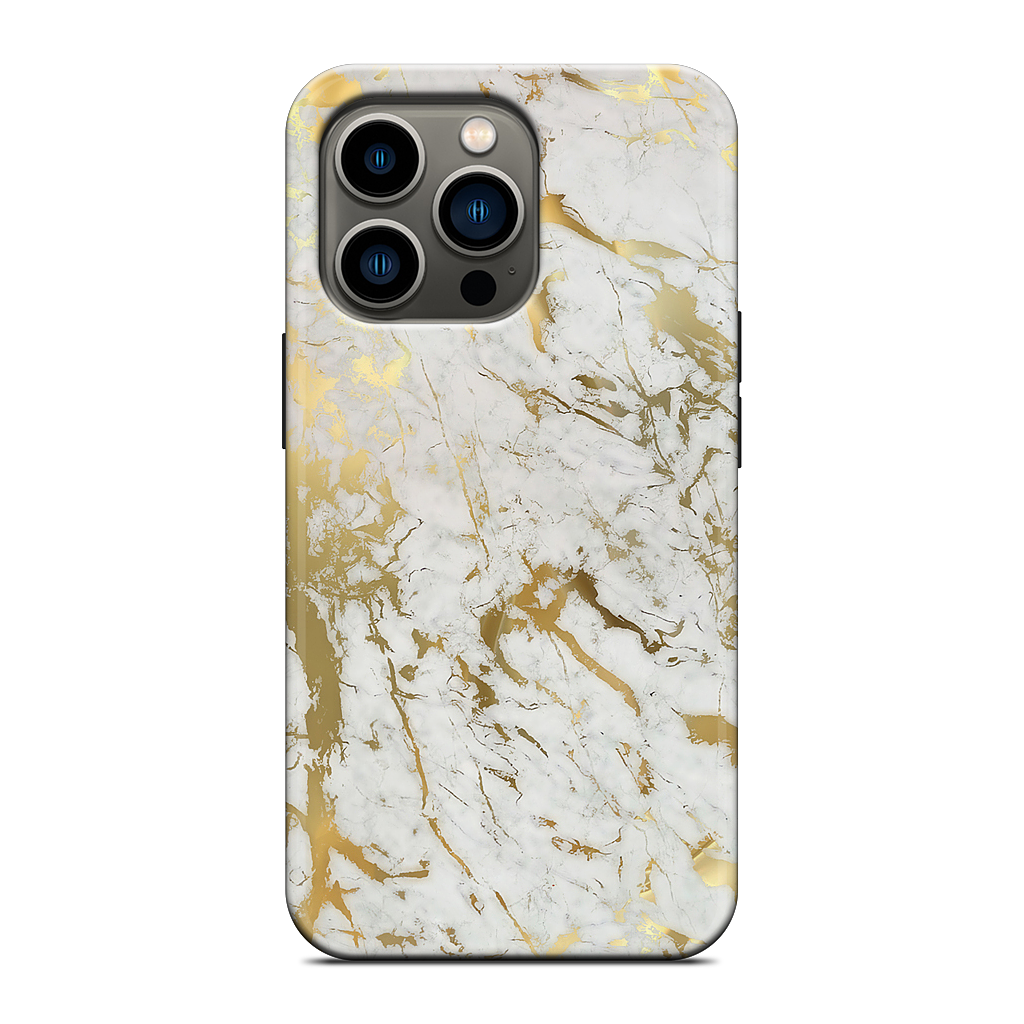 Gold Marble iPhone Case