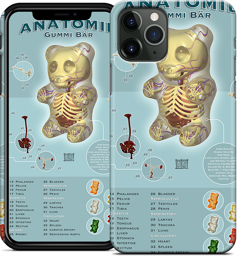 Gummi Anatomie iPhone Case