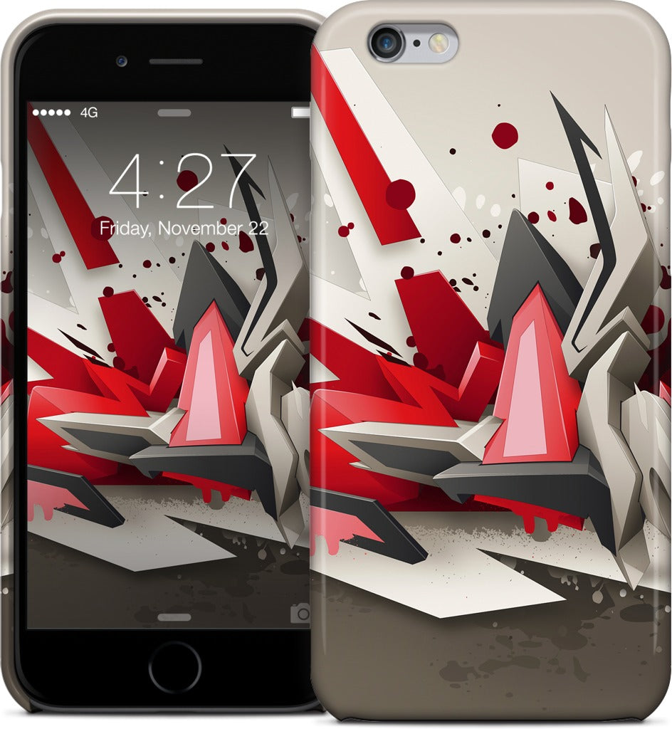 Red Metal iPhone Case