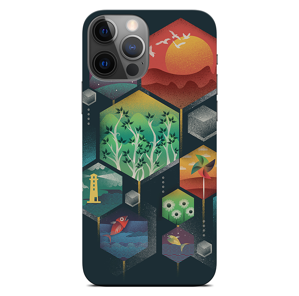 Geometrical Wonders iPhone Skin