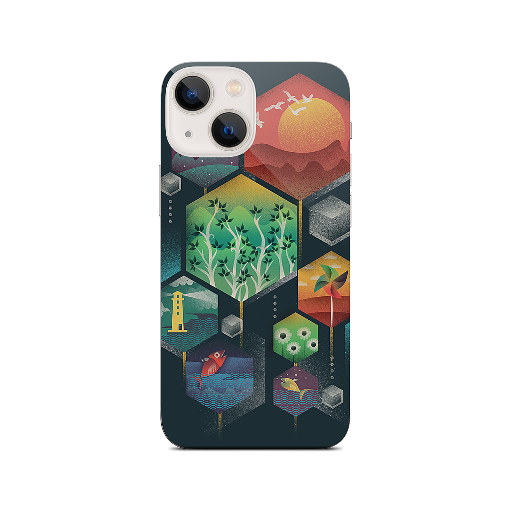 Geometrical Wonders iPhone Skin