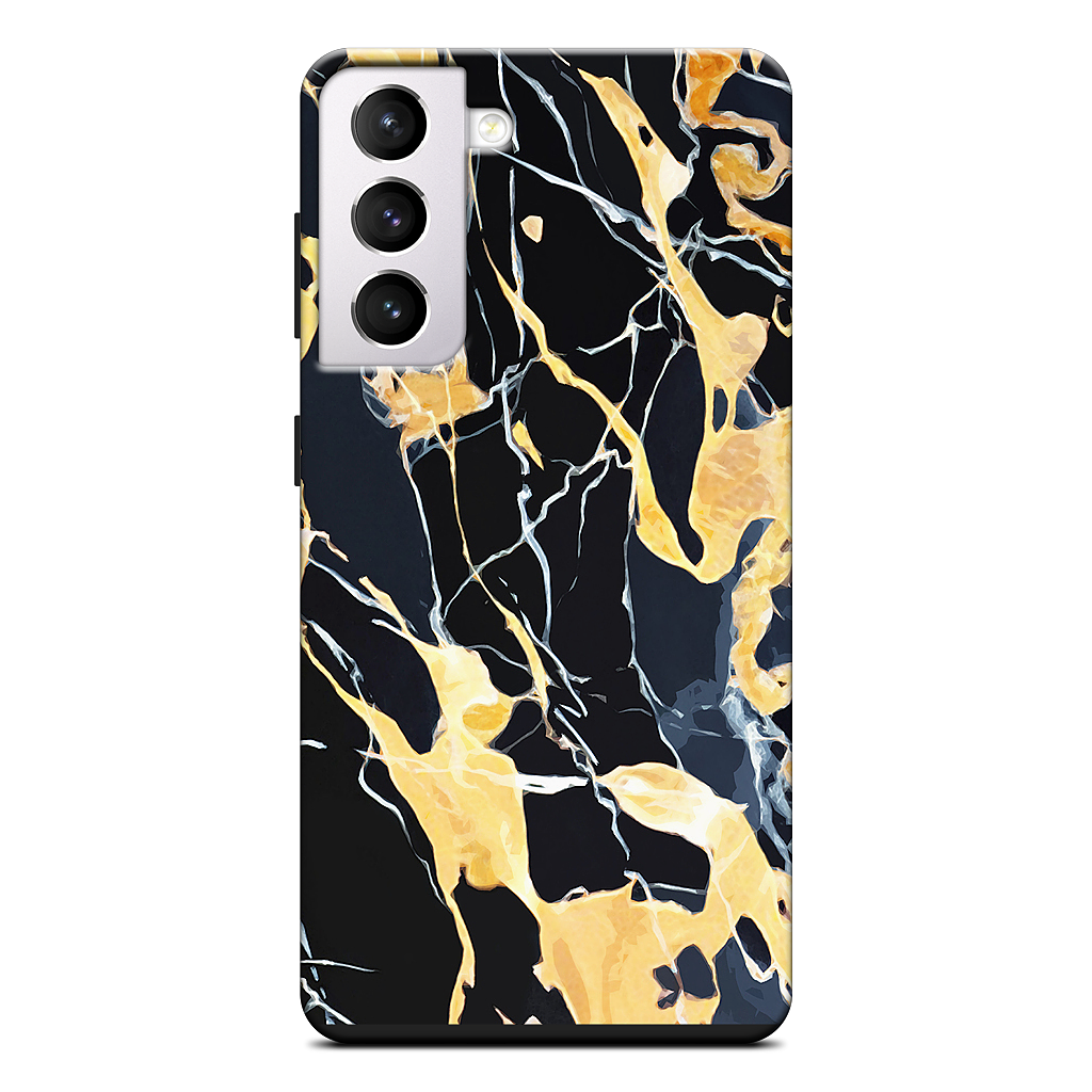 Black Marble Samsung Case