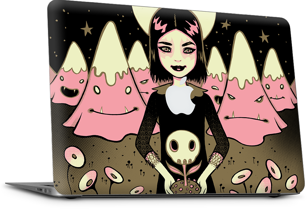 Moon Girl MacBook Skin
