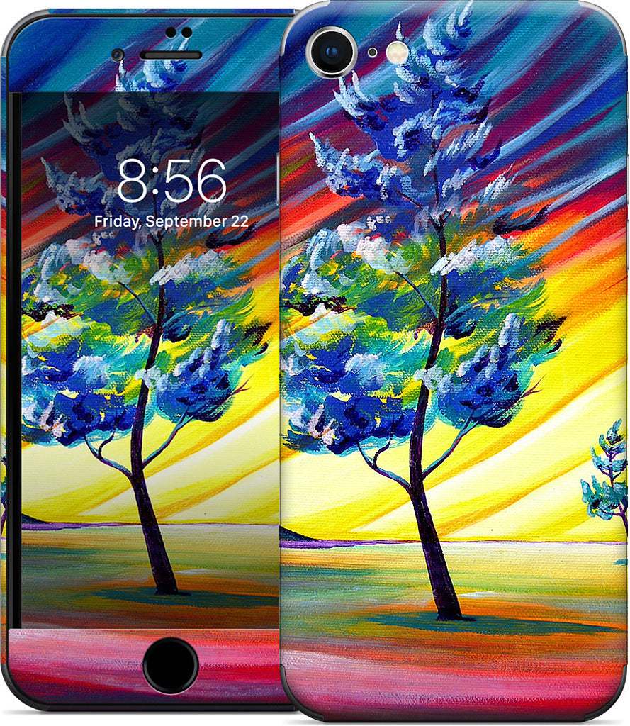 Thick Frost Sunset Glow iPhone Skin