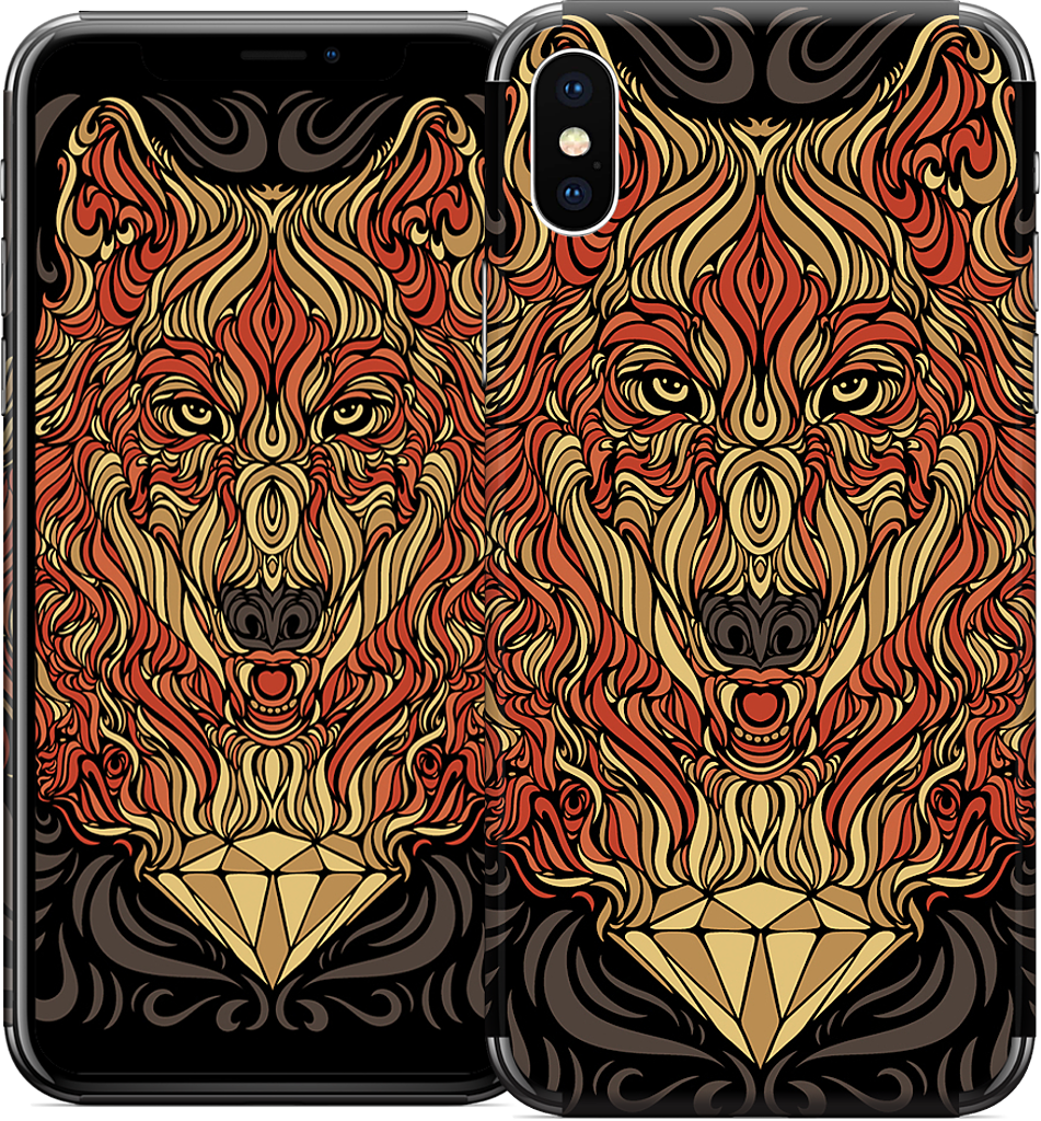 The Lone Wolf iPhone Skin