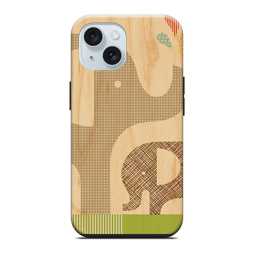 Elephant with Calf iPhone Case