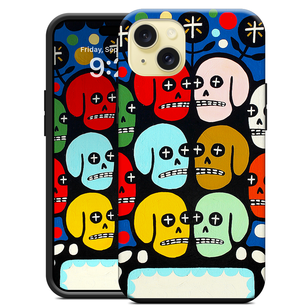 The Many Colors Of Death iPhone Case