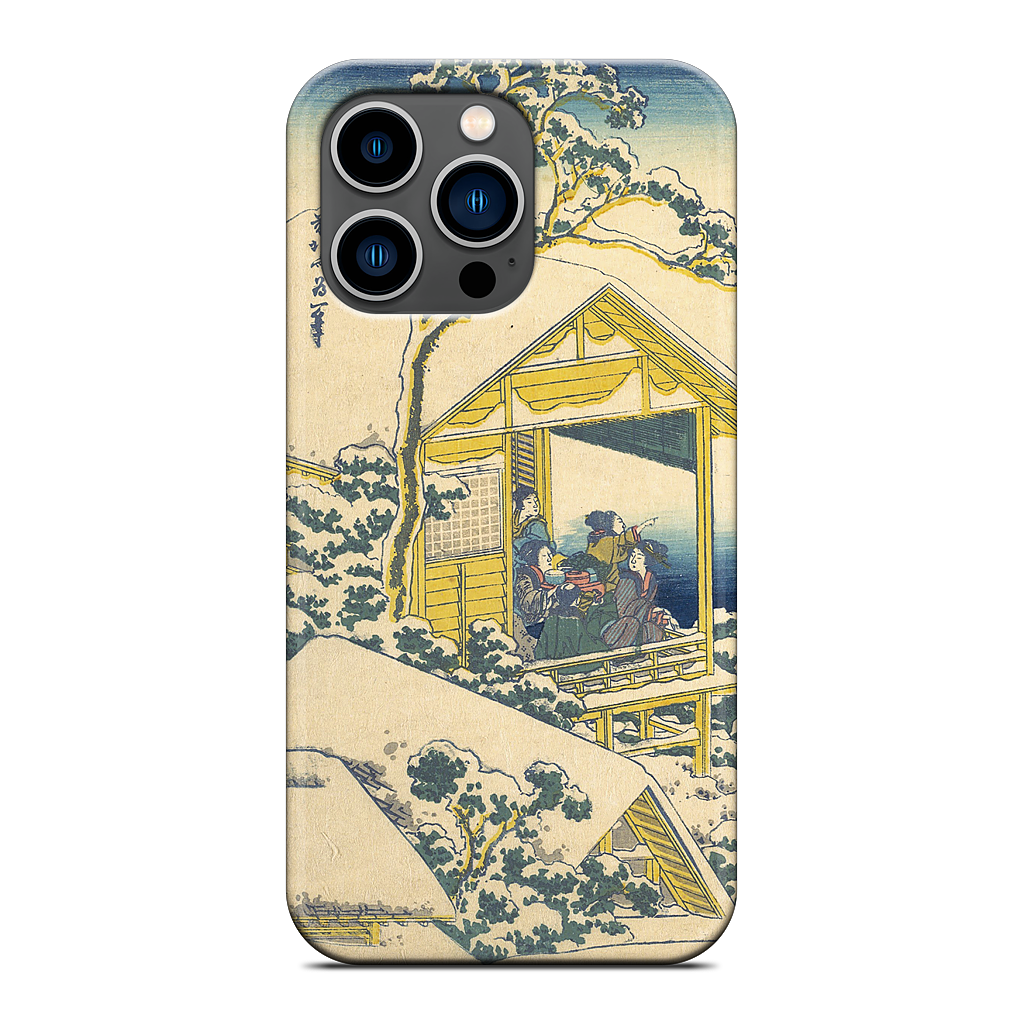 Morning After the Snow at Koishikawa in Edo (Koishikawa yuki no ashita) iPhone Case