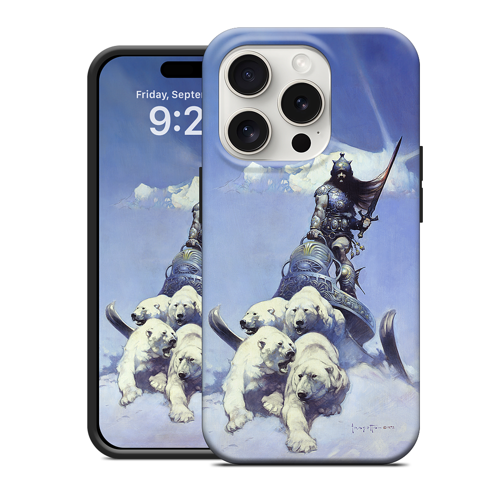 Silver Warrior iPhone Case