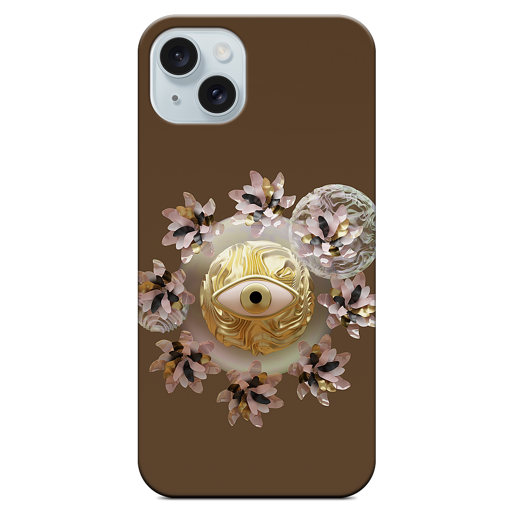 Golden Flowers iPhone Case