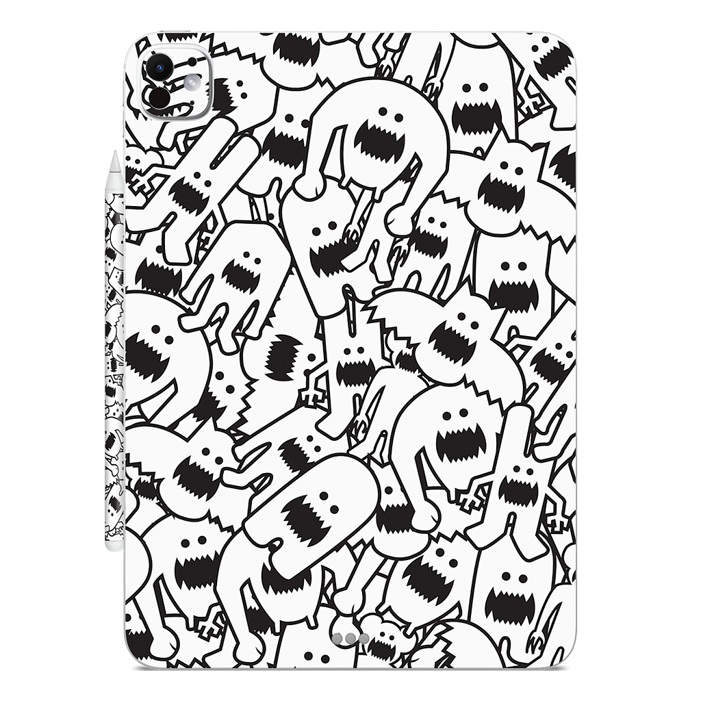 Monster Collage iPad Skin