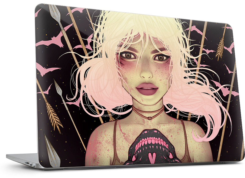 Memento Black MacBook Skin