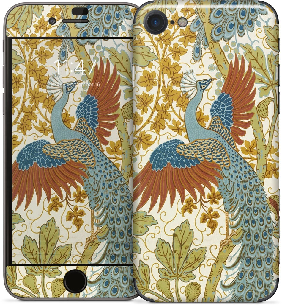 Fig and Peacock iPhone Skin