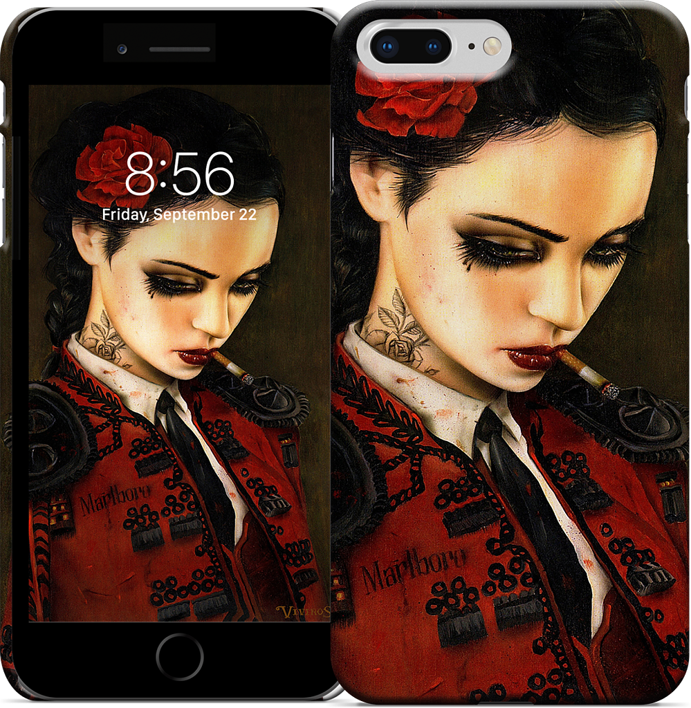 Bull Fight Her iPhone Case