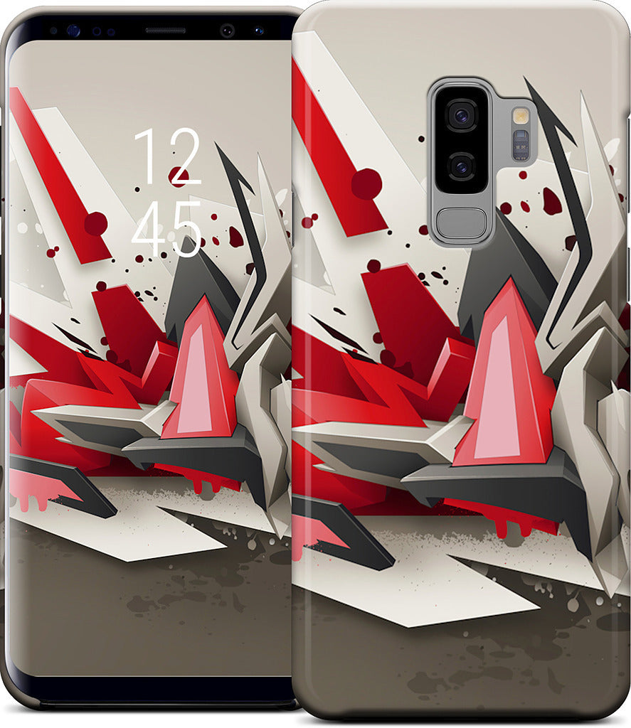 Red Metal Samsung Case