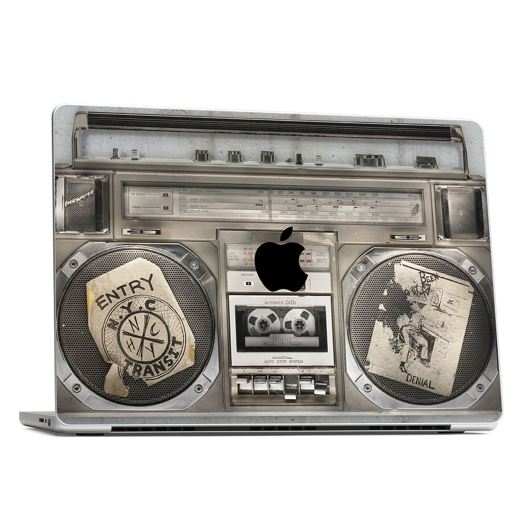 Boombox II MacBook Skin