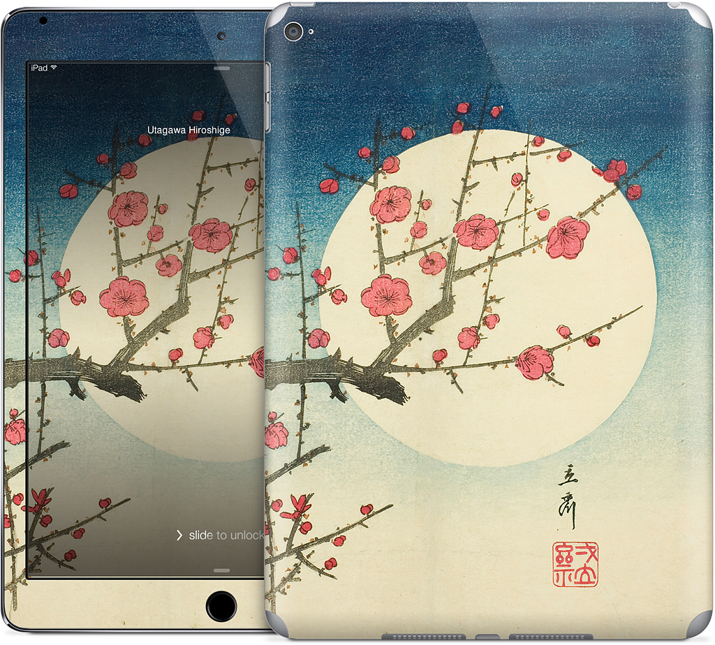 Red Plum Branch iPad Skin