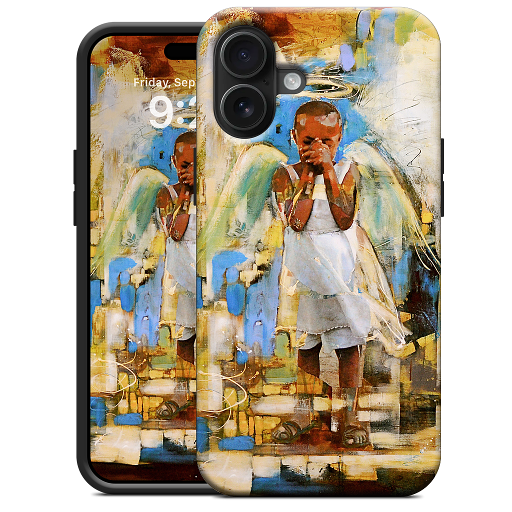 Shy Angel iPhone Case