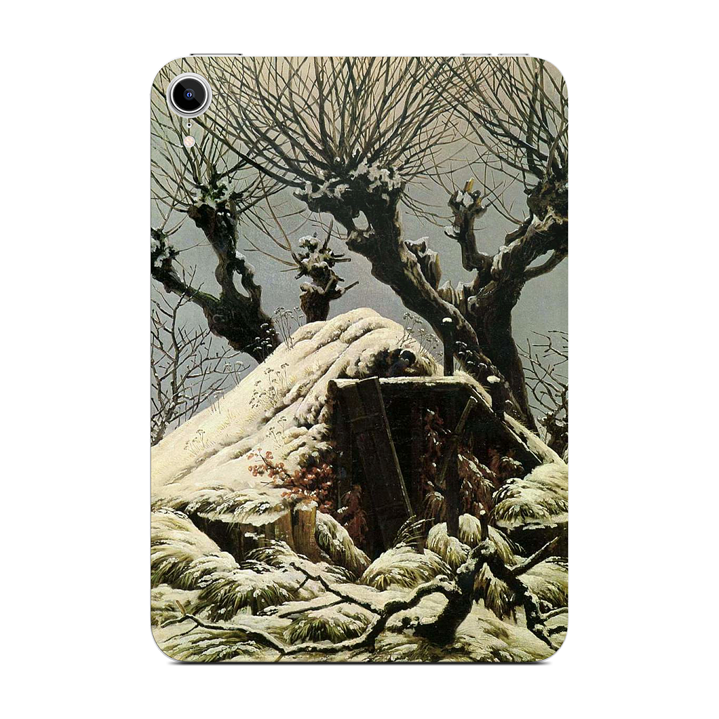Snowy Cottage iPad Skin