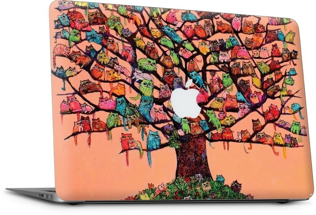 "Meau Tree" MacBook Skin