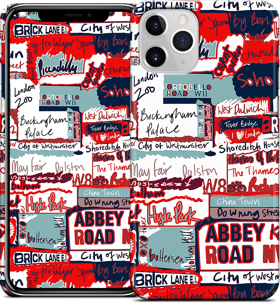 London Words iPhone Case