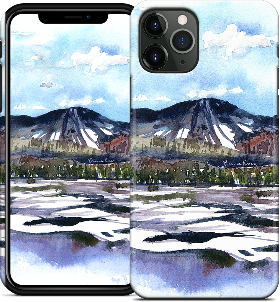 Ski Mountain iPhone Case