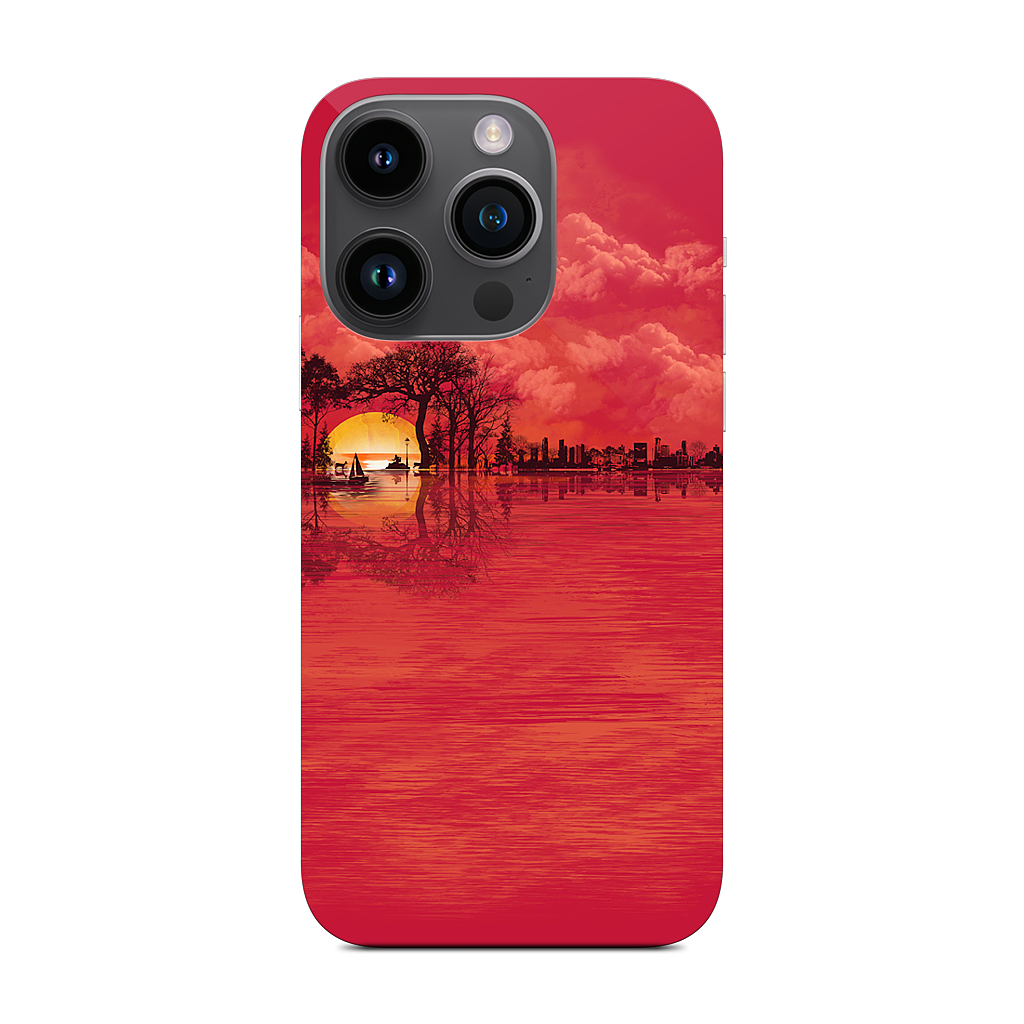 Musical Sunset iPhone Skin