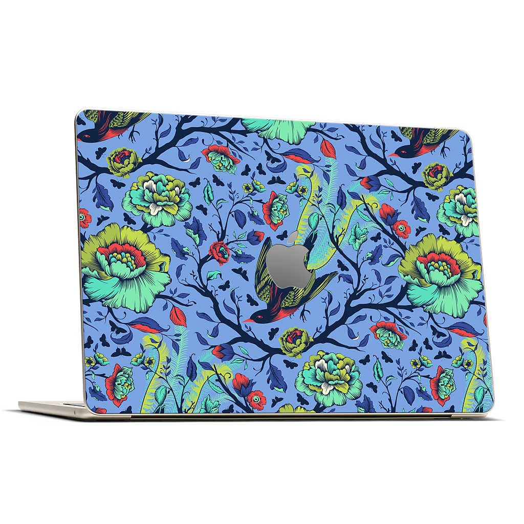 Tail Feathers Lupine MacBook Skin