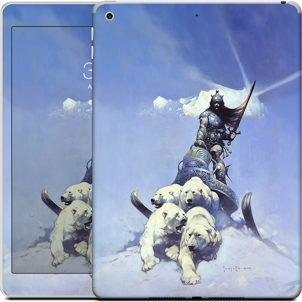 Silver Warrior iPad Skin