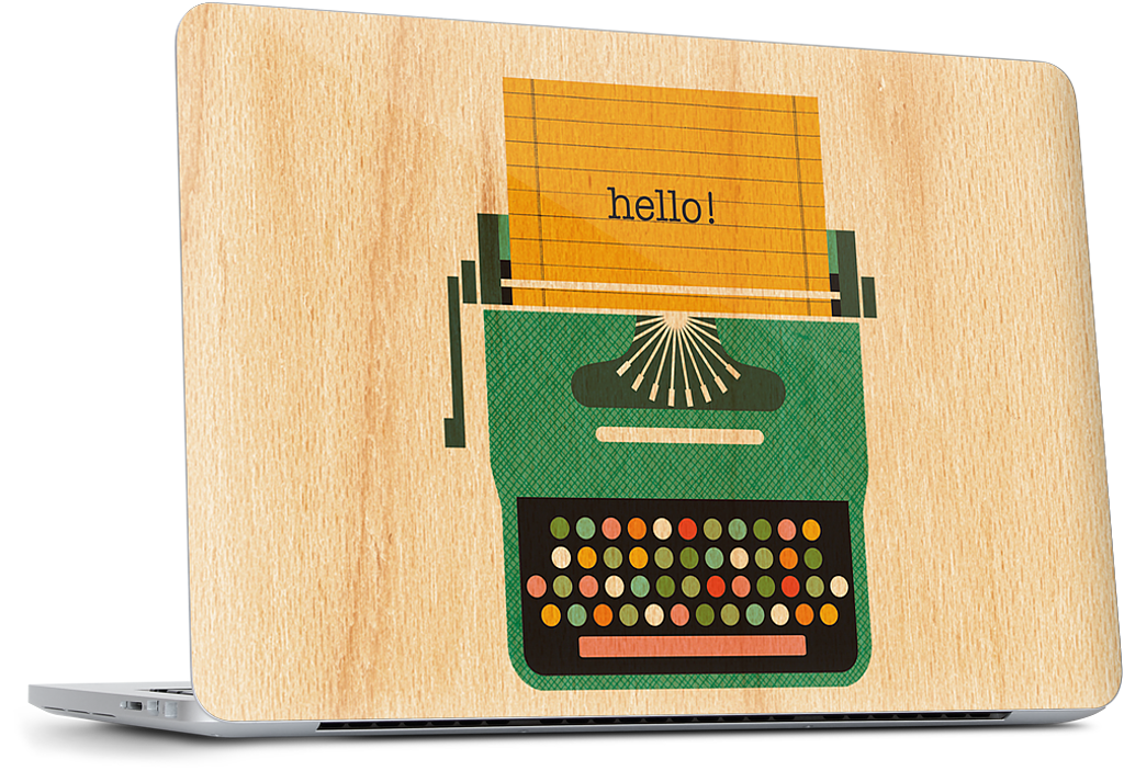 Typewriter Dell Laptop Skin