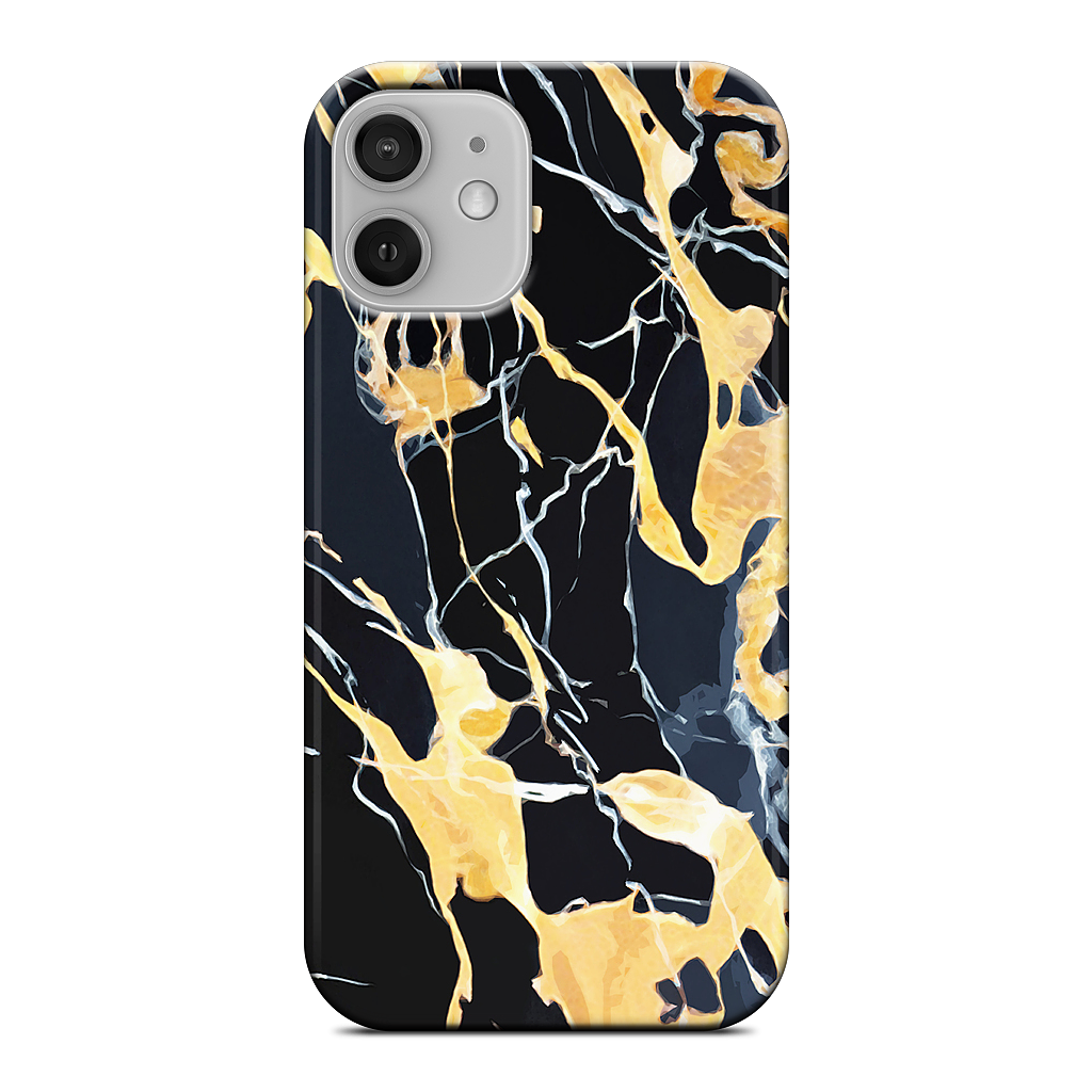 Black Marble iPhone Case