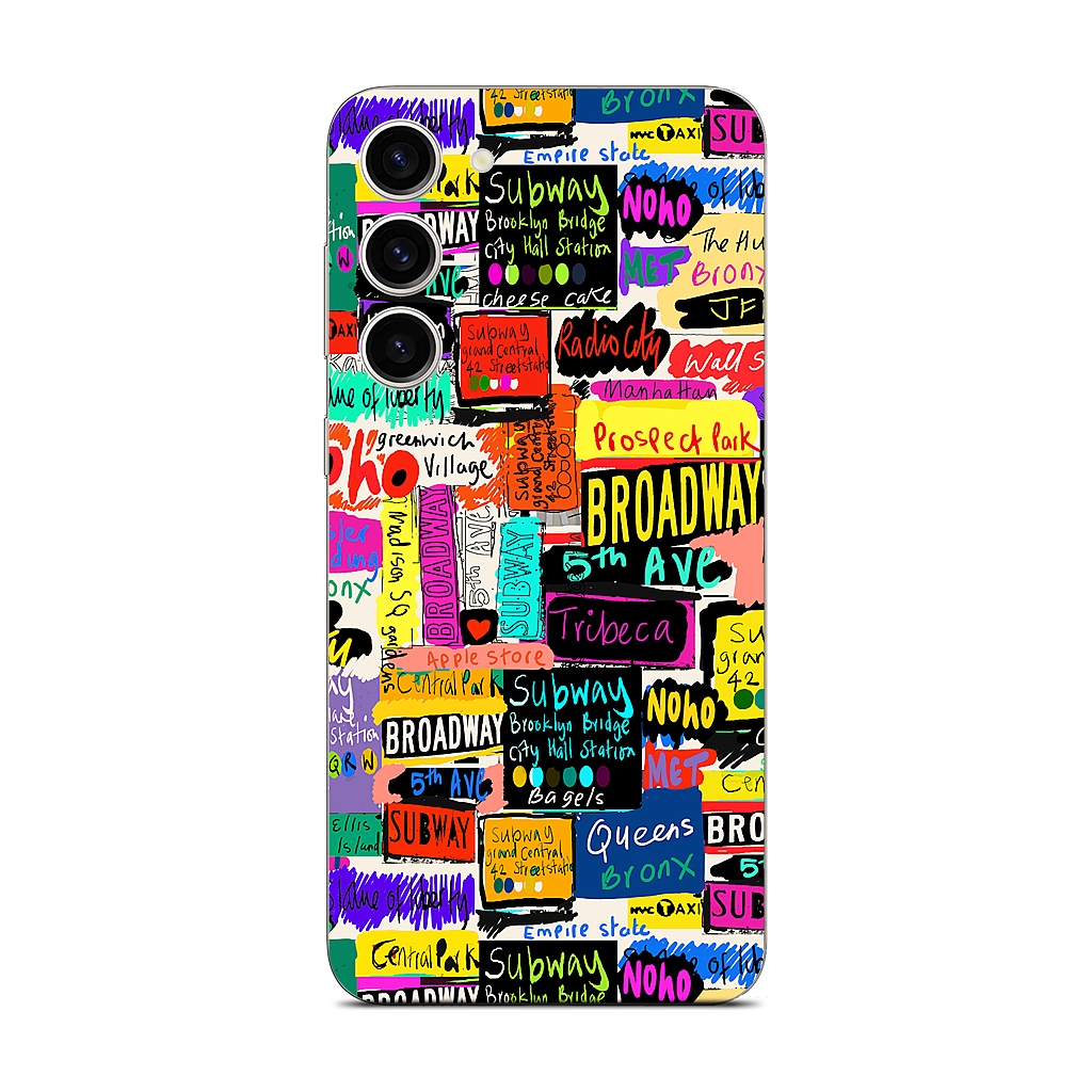 NYC Words Samsung Skin