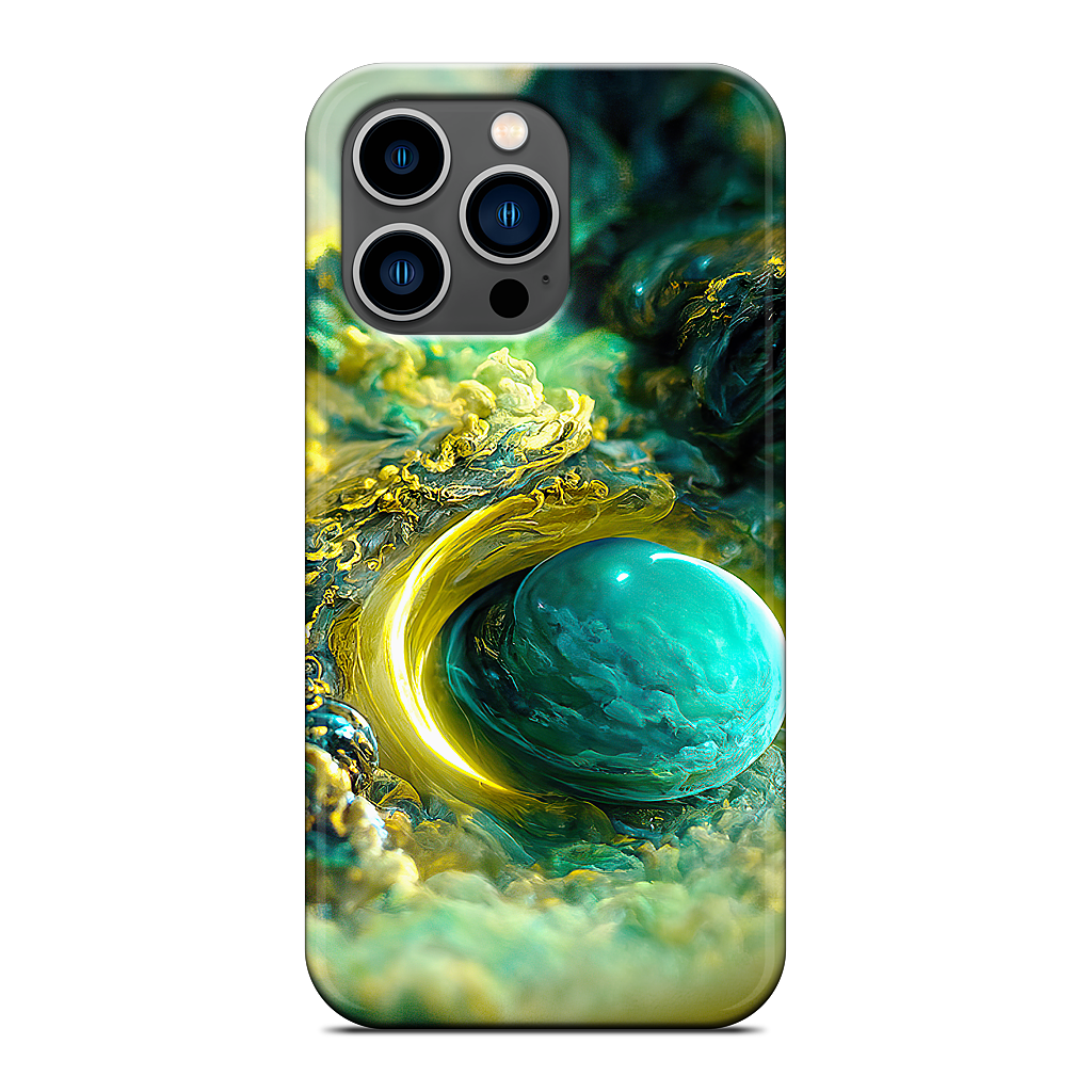 Planetary Accretion iPhone Case