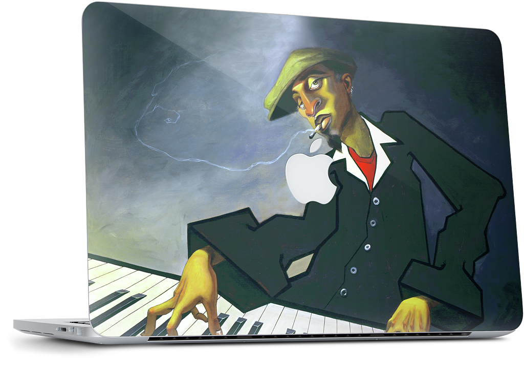 Piano Man II MacBook Skin