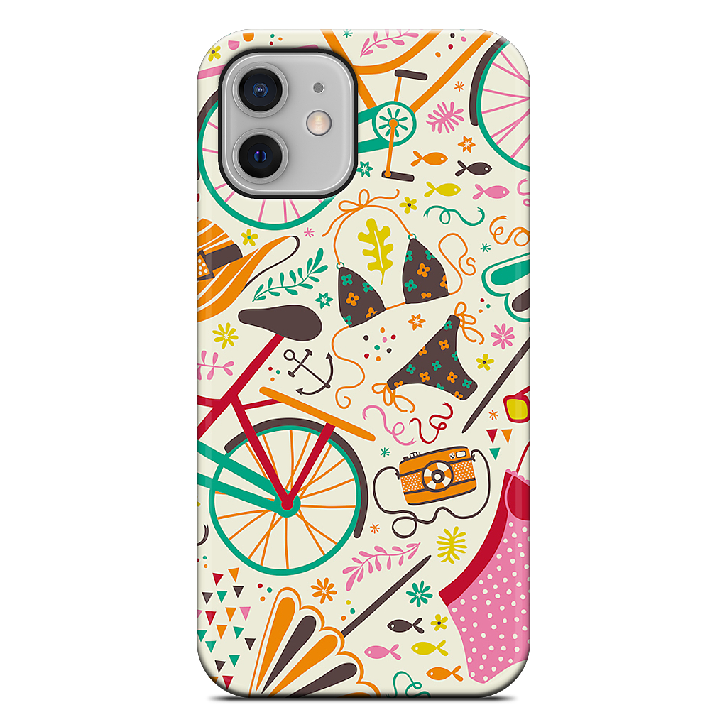 Seaside Cycle iPhone Case