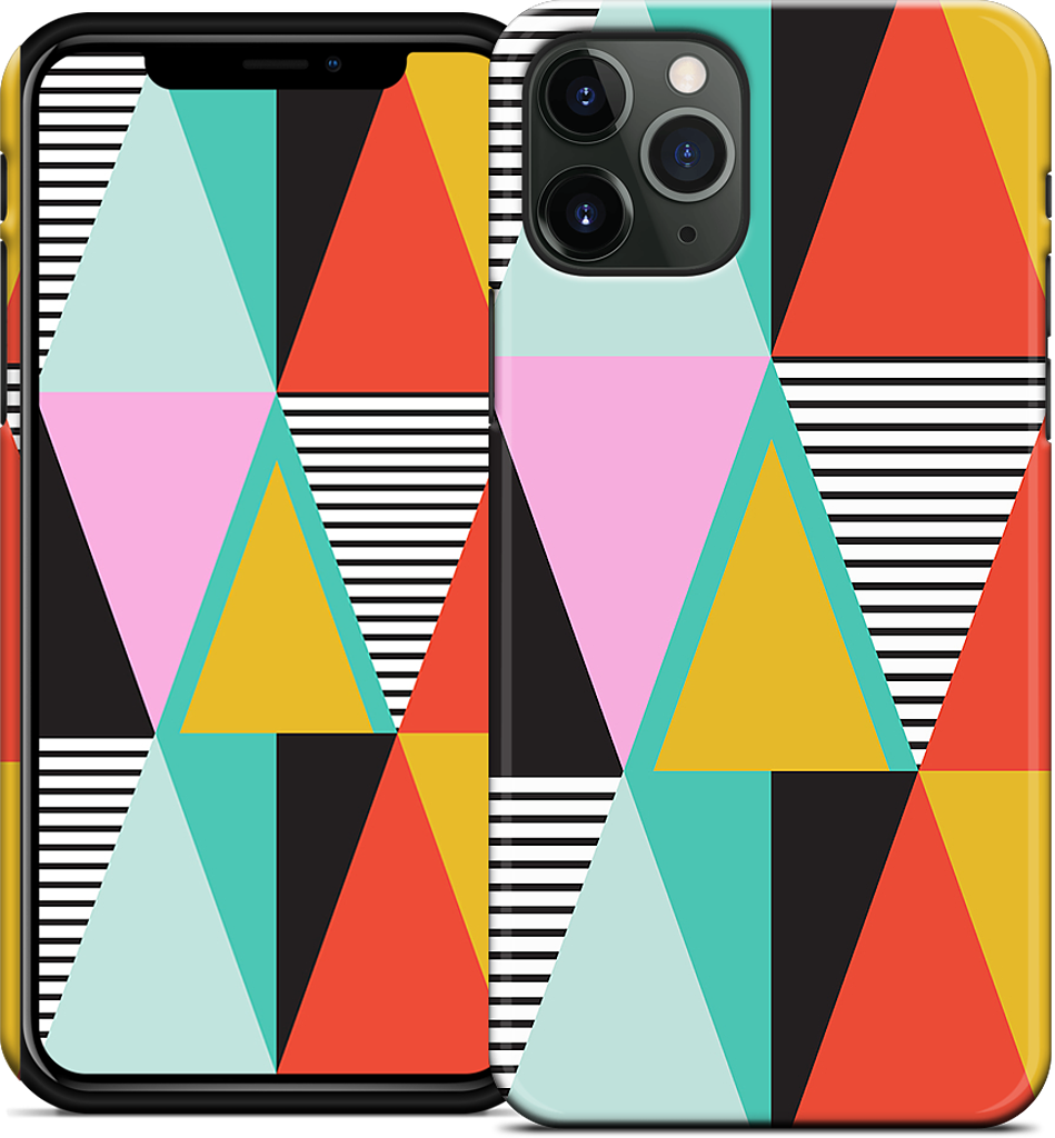 Graphic Triangles iPhone Case