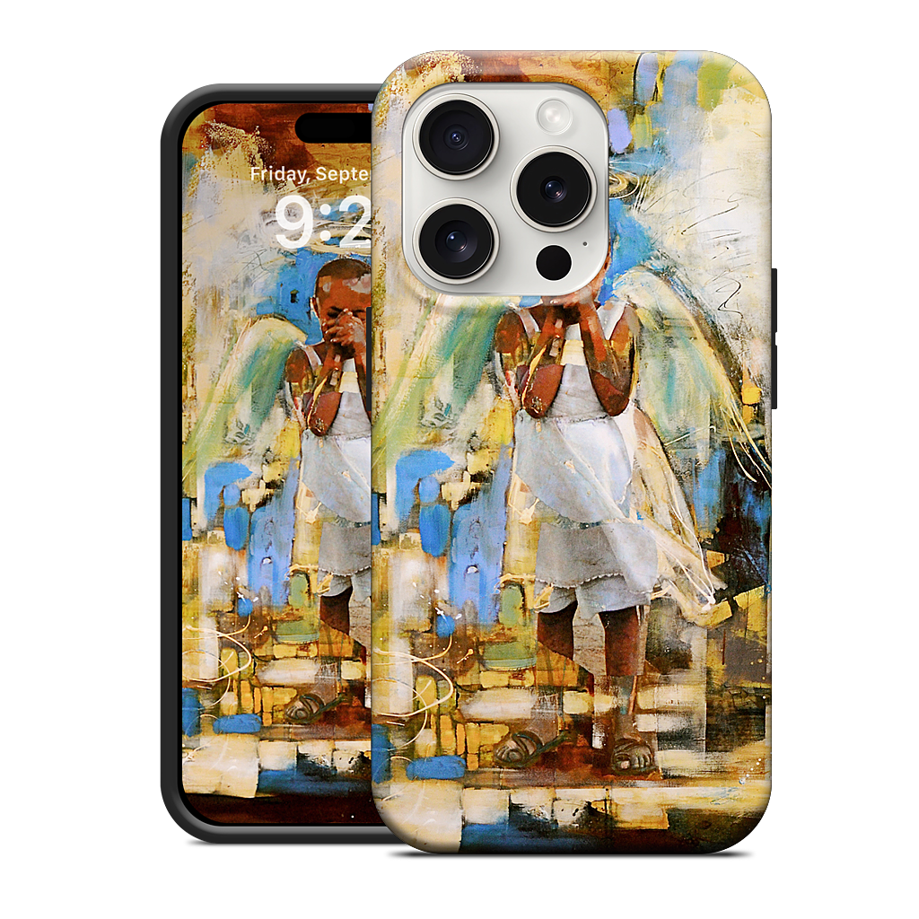 Shy Angel iPhone Case