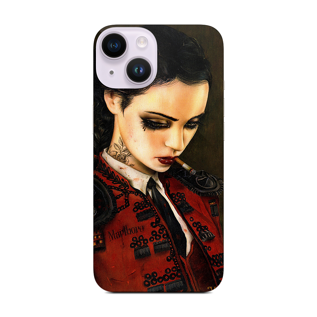 Bull Fight Her iPhone Skin