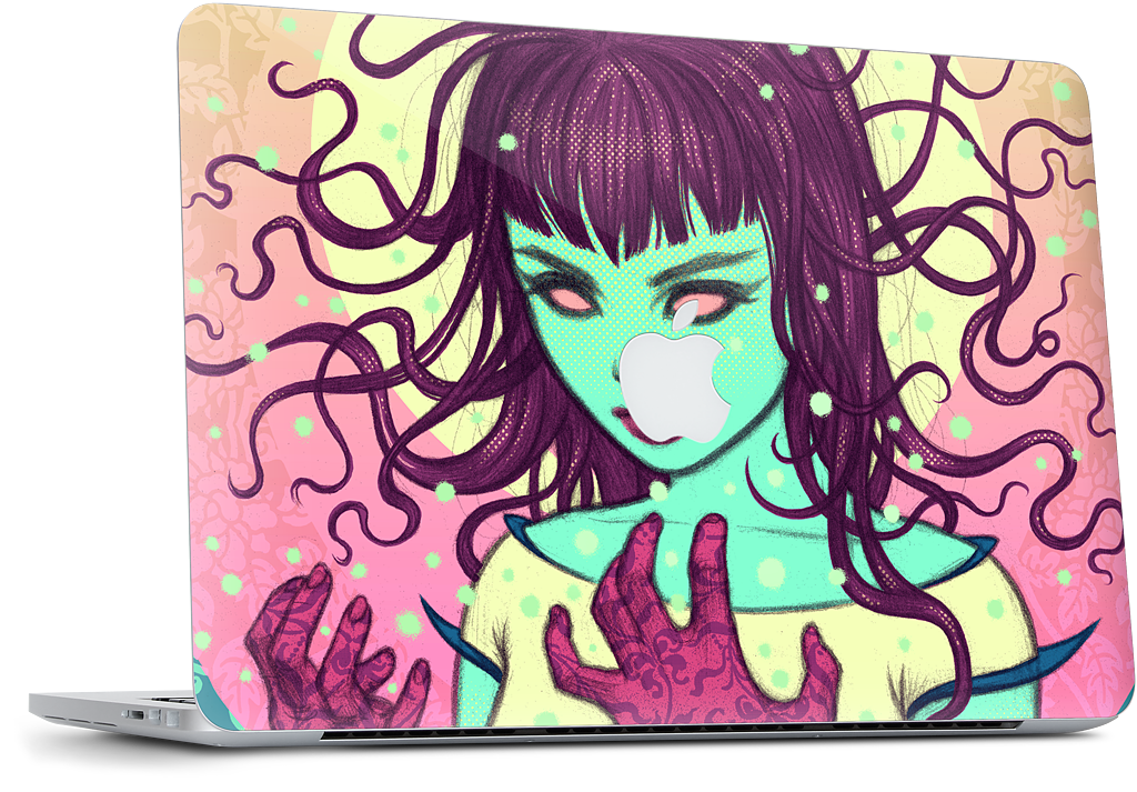 In The Absence Of Gravity MacBook Skin