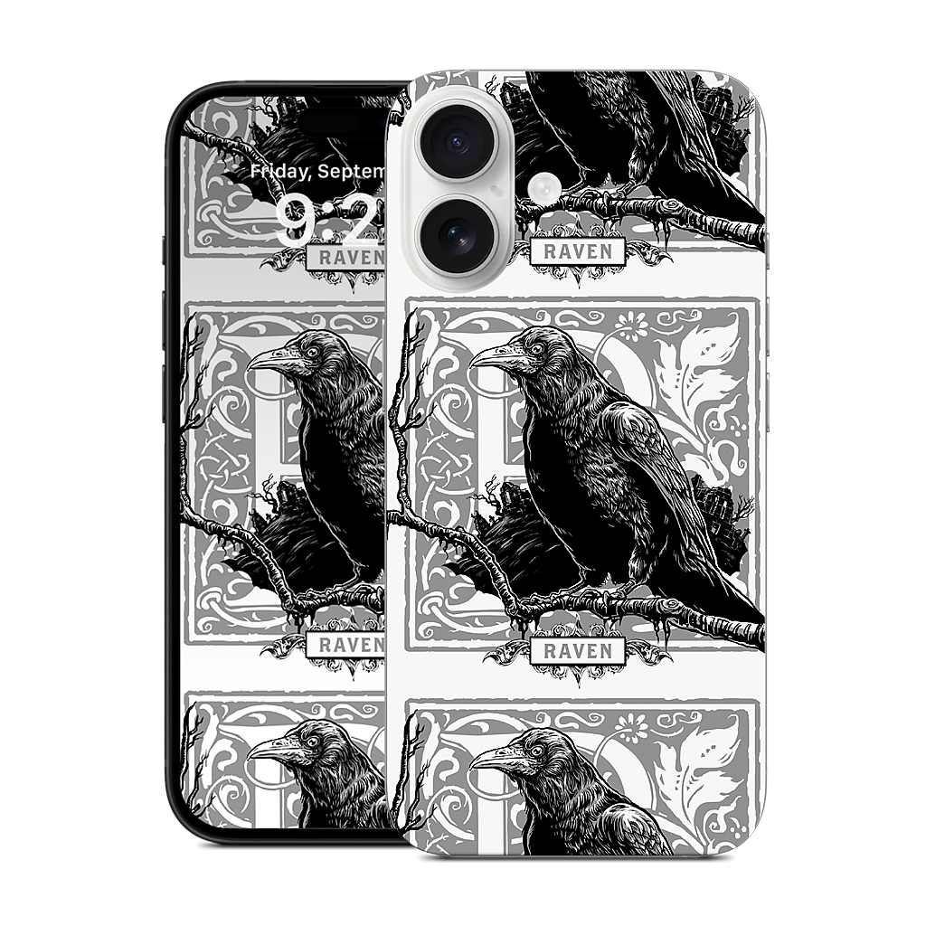R Is For Raven iPhone Skin