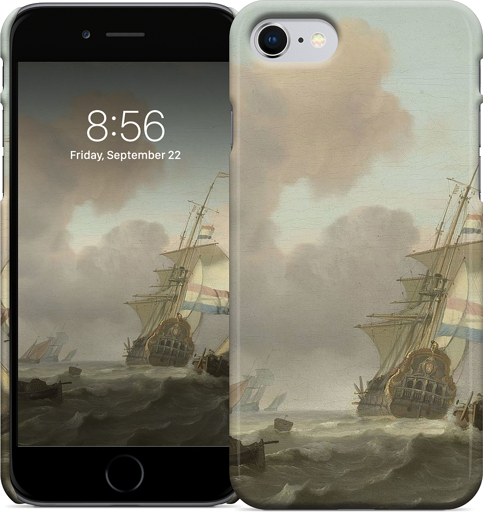 Ships in Choppy Sea iPhone Case