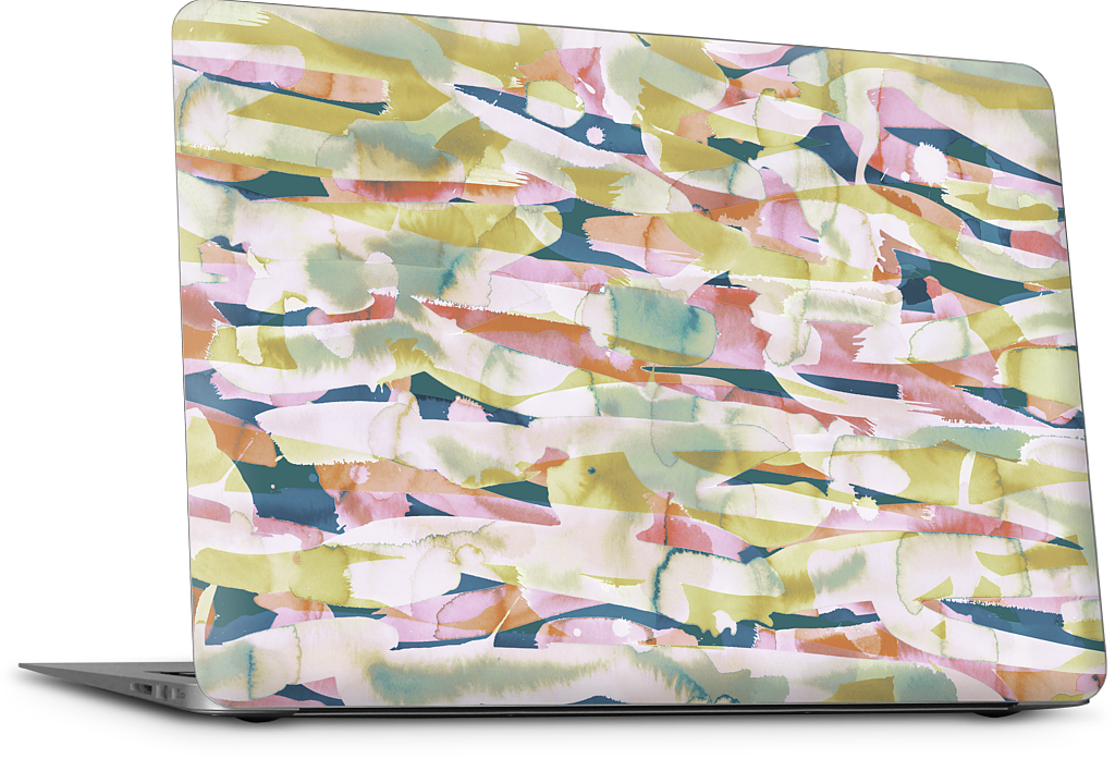 Watercolor Pastiche MacBook Skin